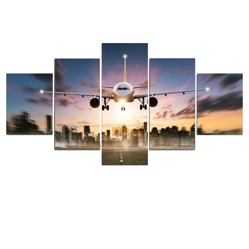 CORX Designs - Airplane Sunset Canvas Art - Review