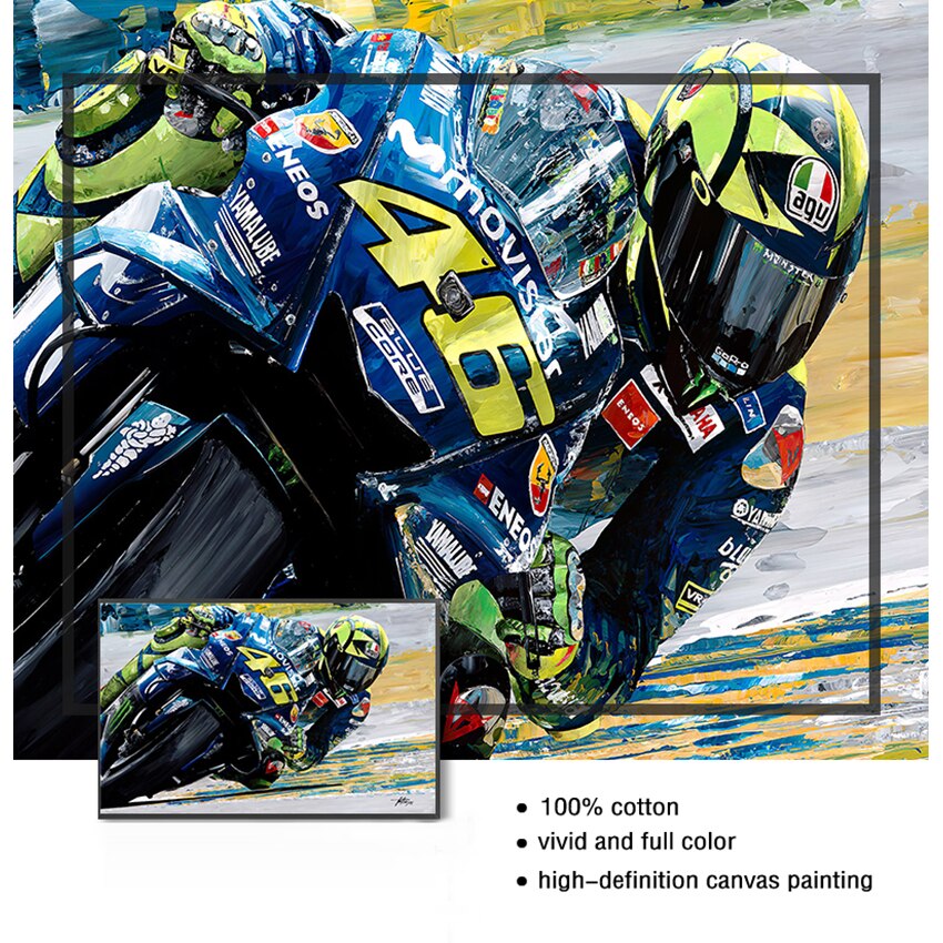 CORX Designs - Motorcycle Race Canvas Painting Art - Review