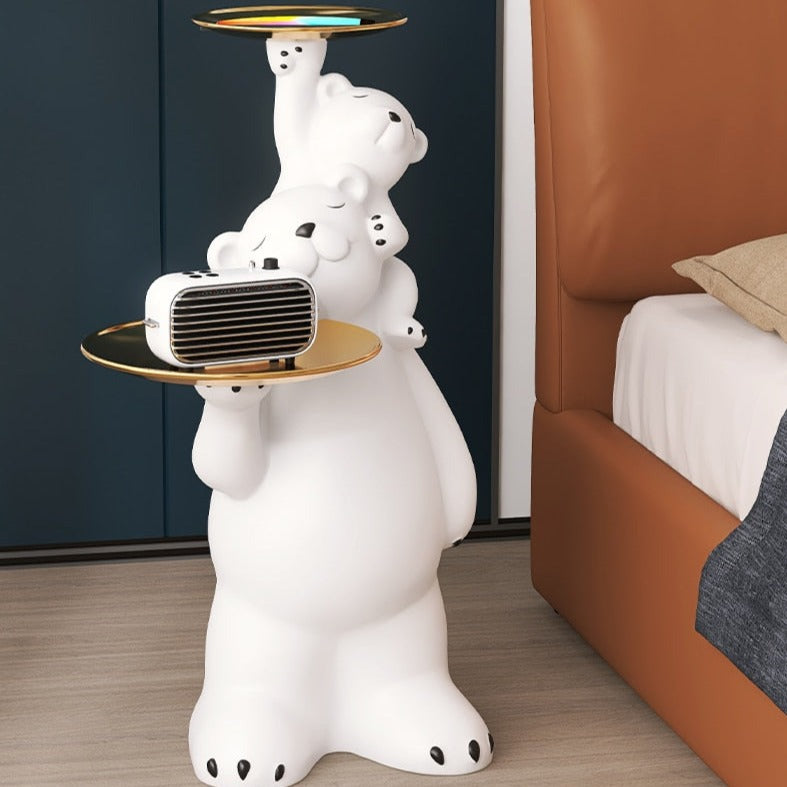 CORX Designs - Polar Bear Cub Statue with Trays - Review
