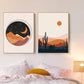 CORX Designs - Abstract Sun and Moon Desert Canvas Art - Review