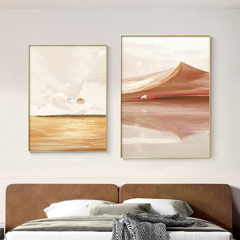 CORX Designs - Pink Mountain Canvas Art - Review