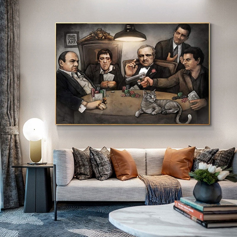 CORX Designs - Godfather Gangsters Painting Canvas Art - Review