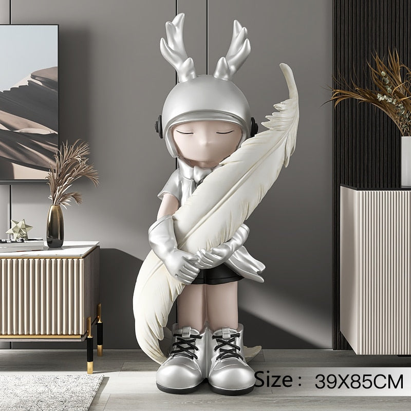 CORX Designs - Antler Boy Large Statue - Review