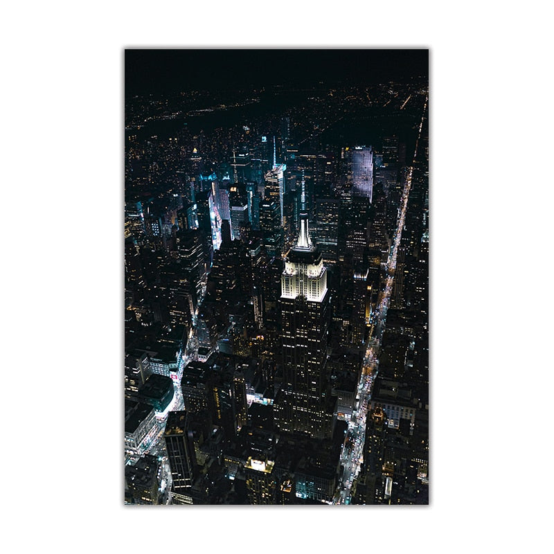 CORX Designs - Night Cities Skylines Canvas Art - Review