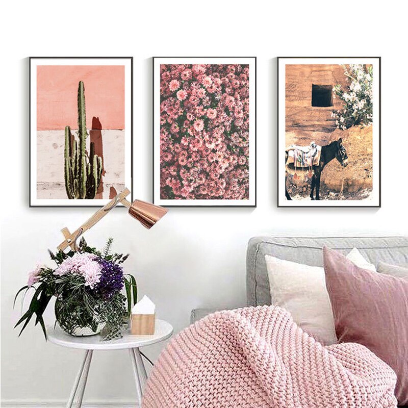 CORX Designs - Pink Flower Cactus Canvas Art - Review