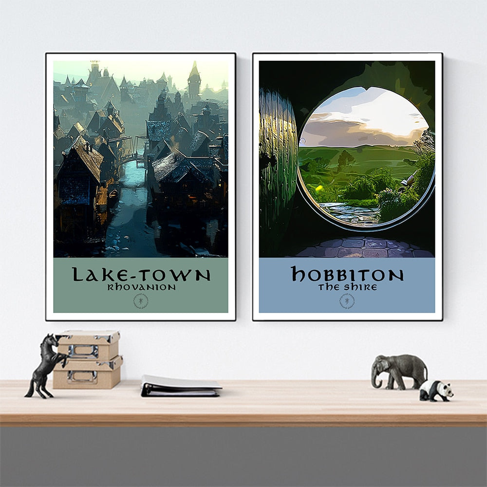 CORX Designs - Middle Earth Lord of The Rings Canvas Art - Review