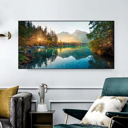 CORX Designs - Sunshine Forest Lake Canvas Art - Review