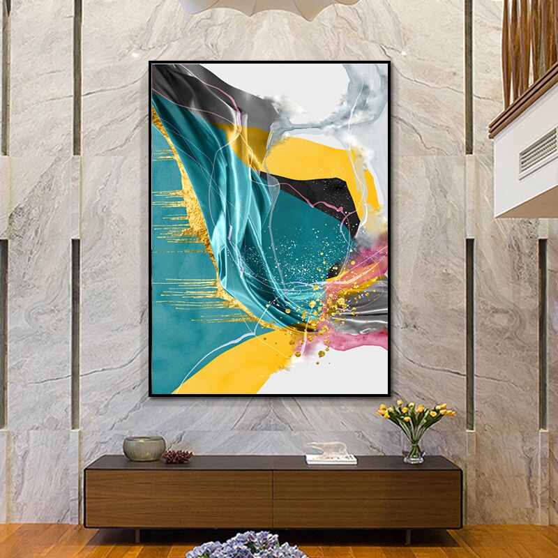 CORX Designs - Nordic Abstract Marble Tosca Canvas Art - Review