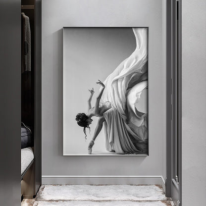 CORX Designs - Black and White Modern Woman Ballet Dancing Canvas Art - Review