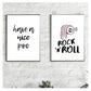 CORX Designs - Rock and Roll Have A Nice Poo Bathroom Canvas Art - Review