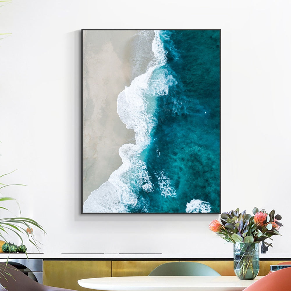 CORX Designs - Blue Waves Canvas Art - Review