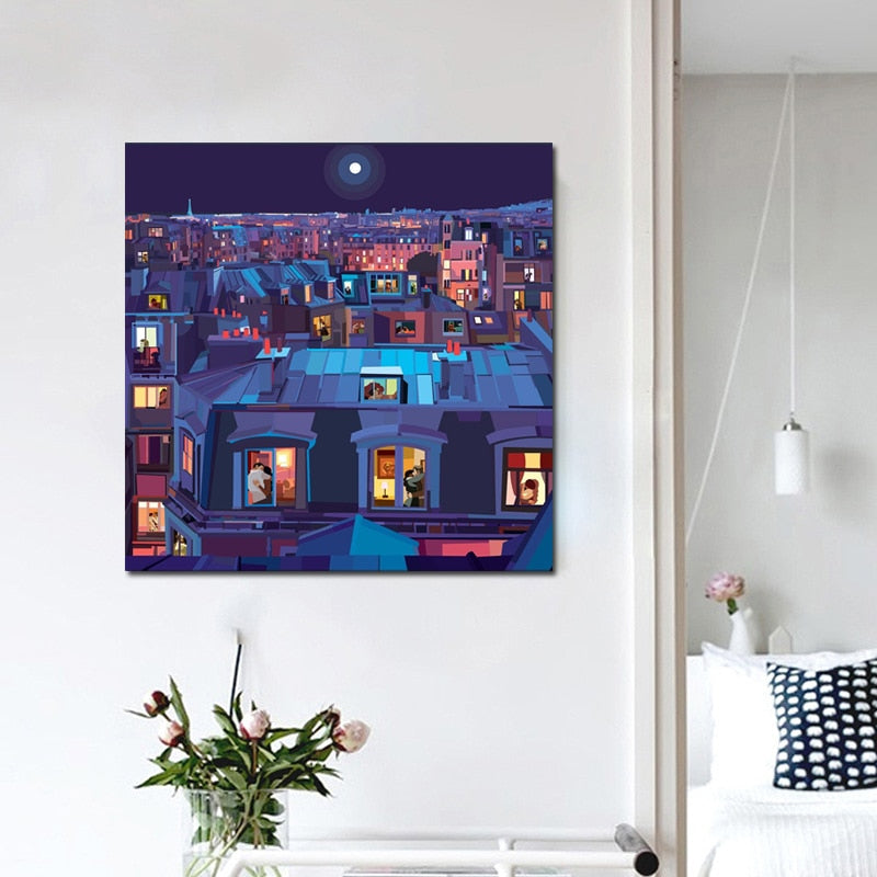 CORX Designs - City Of Love At Night Canvas Art - Review