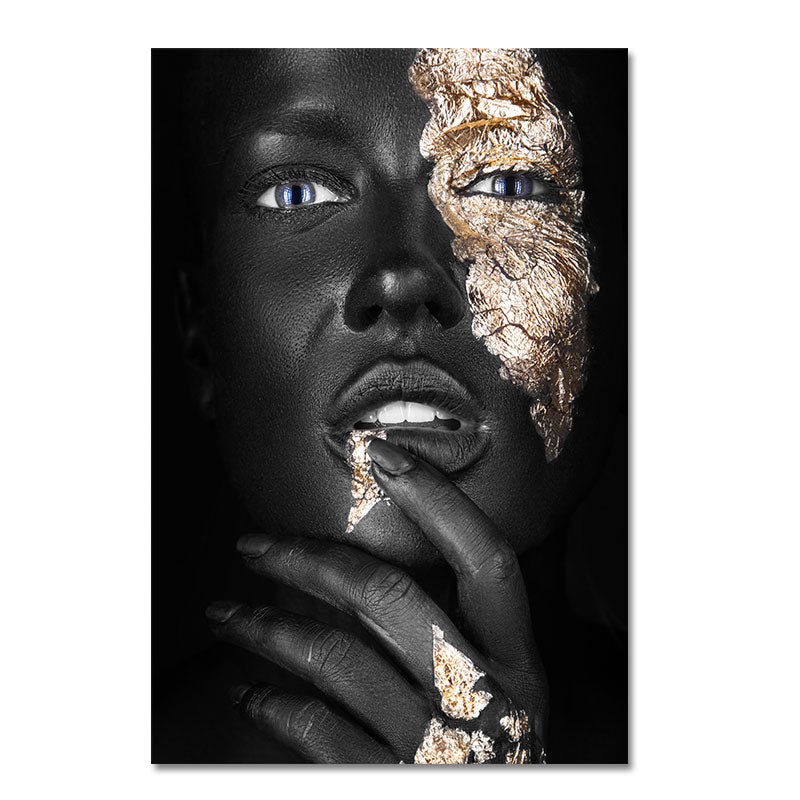 CORX Designs - African Black and Gold Woman Canvas Art - Review