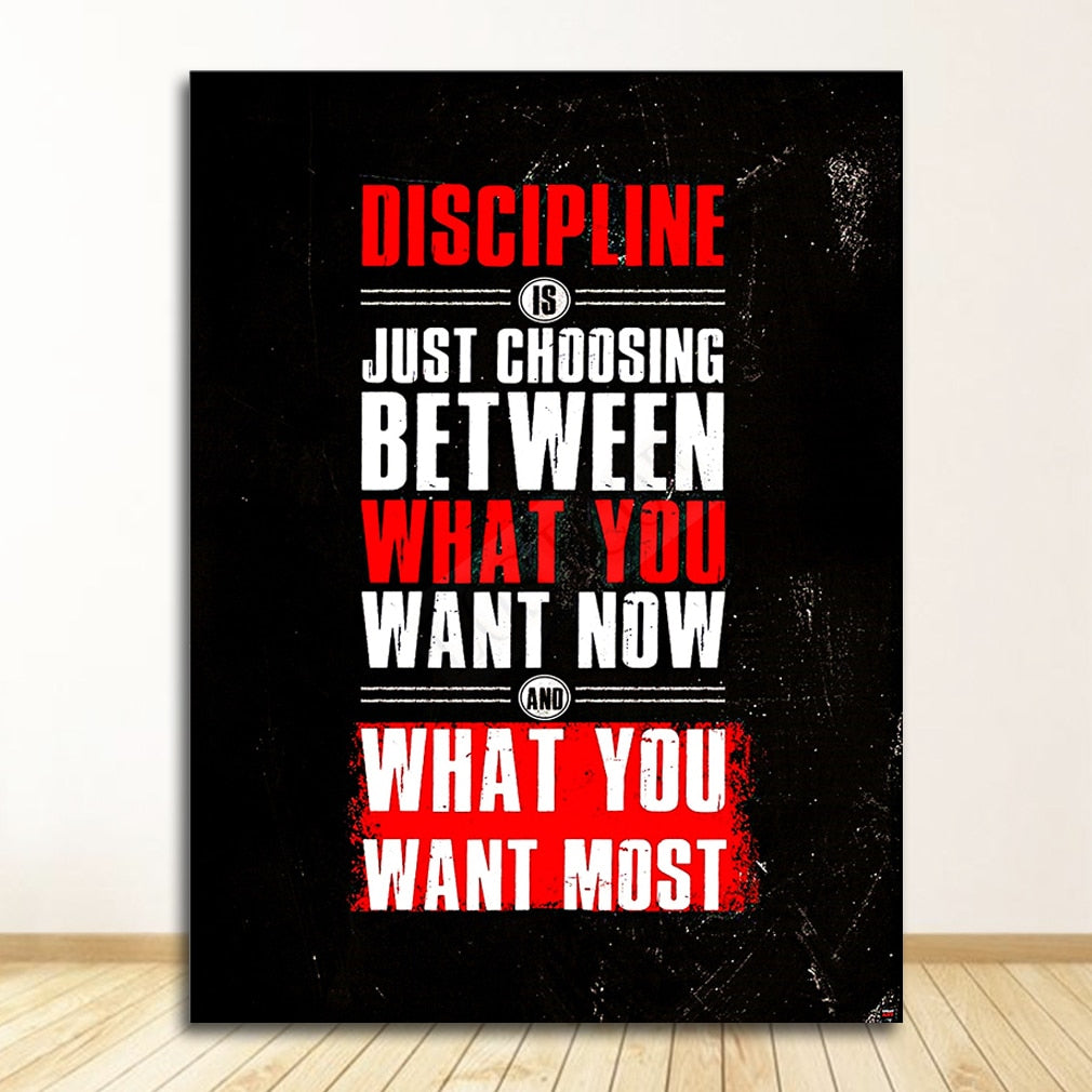 CORX Designs - Muscle Bodybuilding Fitness Motivational Quotes Art Canvas - Review