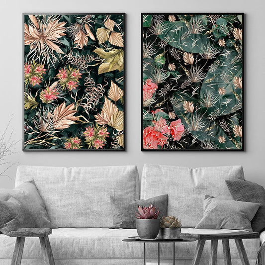 CORX Designs - Luxurious Leaves and Flowers Canvas Art - Review