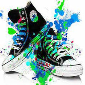 CORX Designs - Colorful Graffiti Sneakers Canvas Art - Review