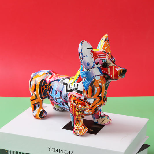 CORX Designs - Graffiti Corgi Resin Statue - Review