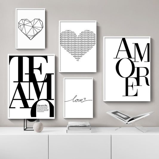 CORX Designs - Love Black and White Canvas Art - Review