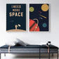 CORX Designs - I Need More Space Astronaut Canvas Art - Review