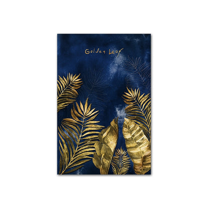 CORX Designs - Blue Gold Leaf Canvas Art - Review