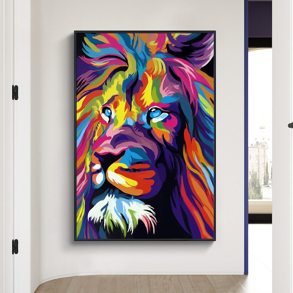 CORX Designs - Colorful Lion Head Canvas Art - Review