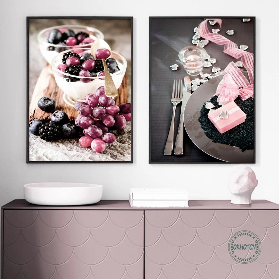 CORX Designs - Chocolate Coated Doughnut Coffee Fruit Yoghurt Canvas Art - Review