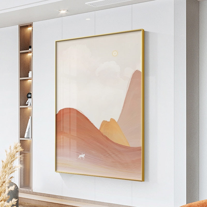 CORX Designs - Pink Mountain Canvas Art - Review