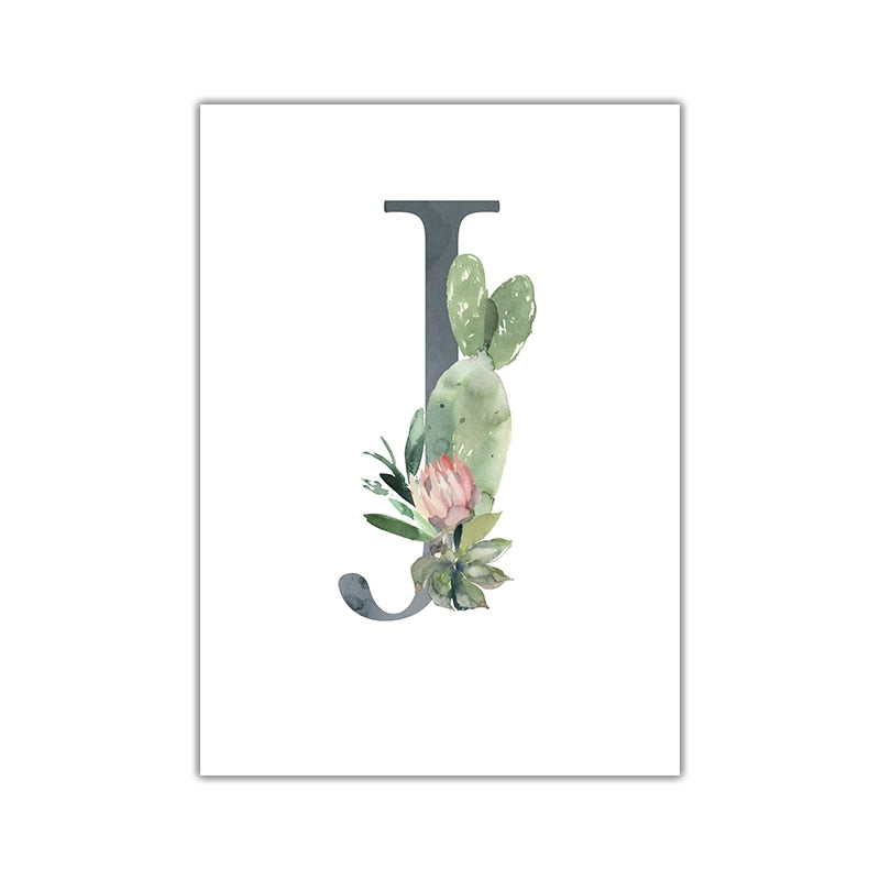 CORX Designs - Floral Letter Canvas Art - Review