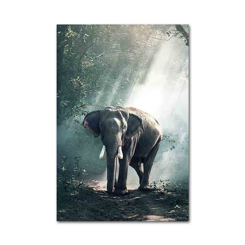 CORX Designs - Peacock Elephant Cheetah Canvas Art - Review