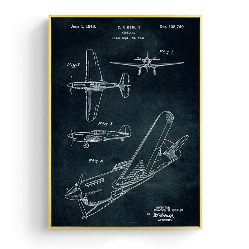 CORX Designs - Aircraft Anatomy Canvas Art - Review