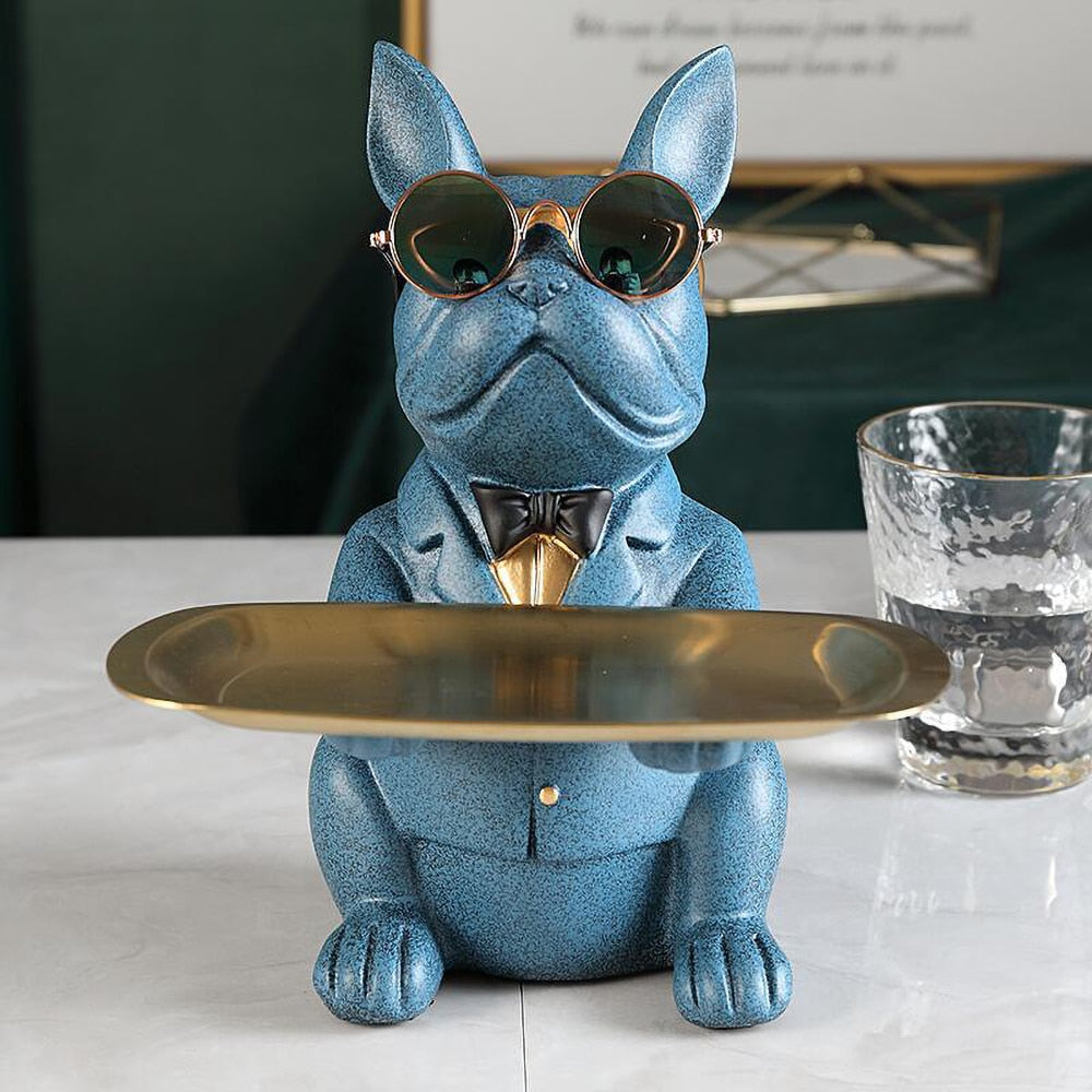 CORX Designs - Sitting Bulldog Tray Statue - Review