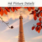 CORX Designs - Eiffel Tower with Autumn Leaves Art Canvas - Review