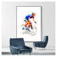 CORX Designs - Cyclist Geometrical Polygonal Canvas Art - Review