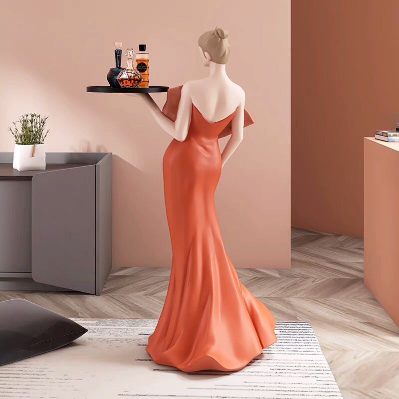 CORX Designs - Elegant Woman with Tray Large Statue - Review