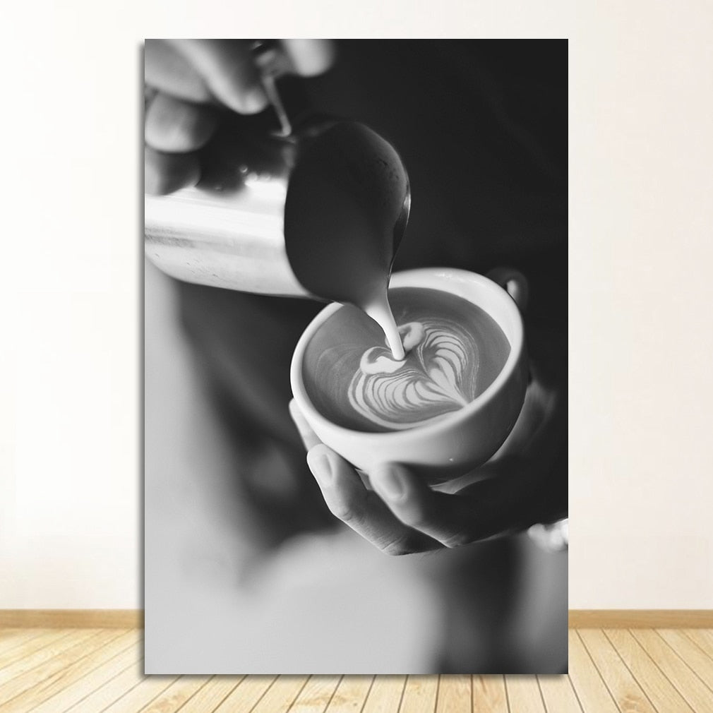CORX Designs - Black and White Coffee Canvas Art - Review