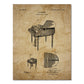 CORX Designs - Retro Piano Patent Blueprint Canvas Art - Review
