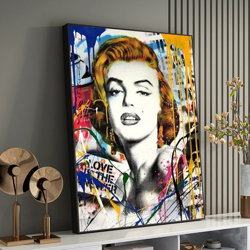 CORX Designs - Graffiti Marilyn Monroe Portrait Canvas Art - Review