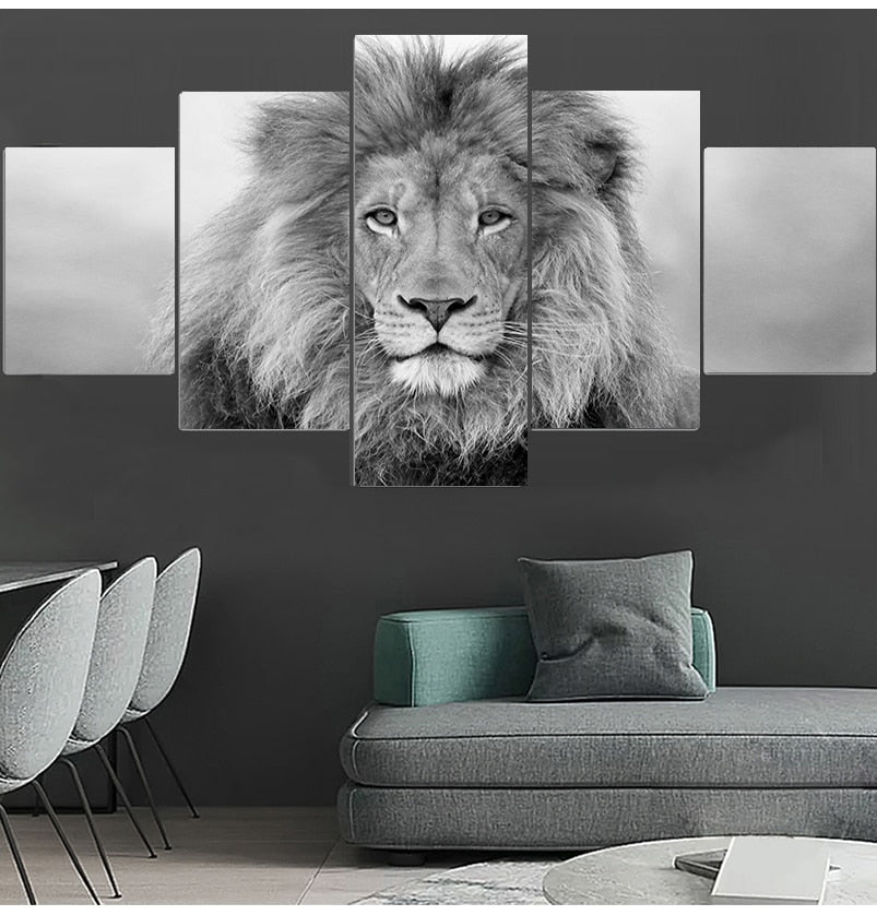 CORX Designs - Black and White Lion Canvas Art - Review