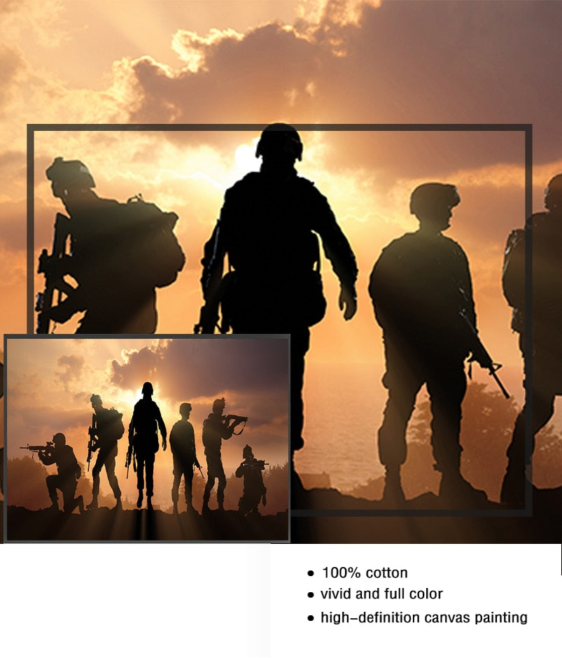 CORX Designs - Patriotic US Army Sunset Canvas Art - Review