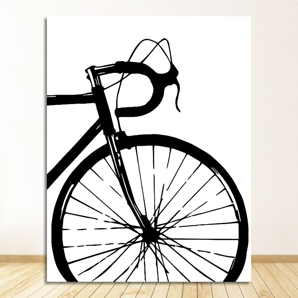 CORX Designs - Black & White Bicycle Canvas Art - Review