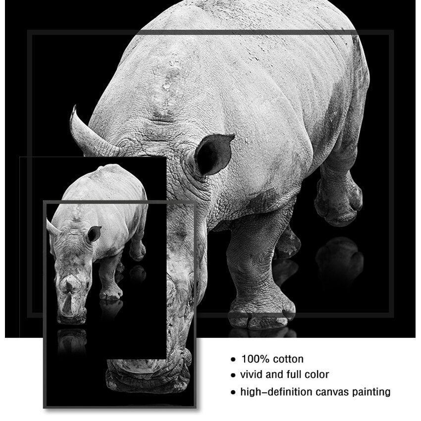 CORX Designs - Black and White Animal Wall Art Canvas - Review
