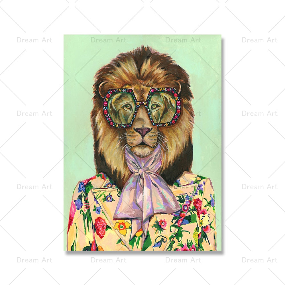 CORX Designs - Fashion Animals in a Suit Art Canvas - Review