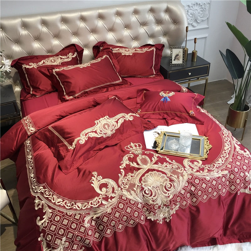 CORX Designs - Azalea Damask Sateen Duvet Cover Bedding Set - Review