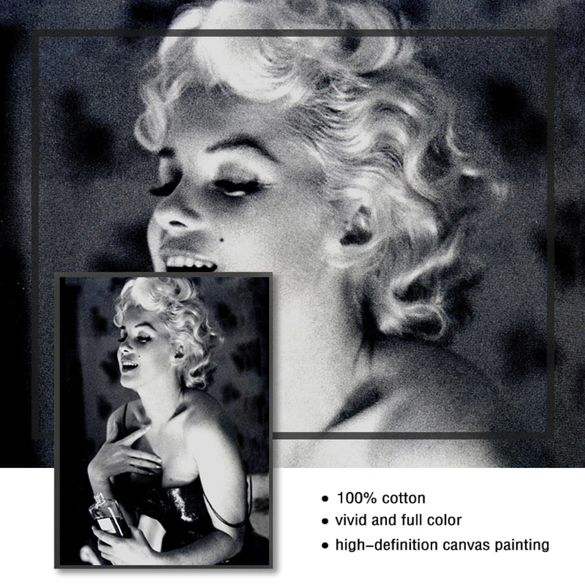 CORX Designs - Black and White Marilyn Monroe Canvas Art - Review