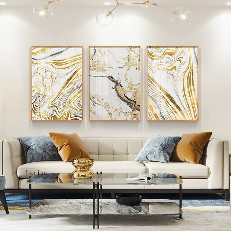 CORX Designs - Gold and White Marble Canvas Art - Review