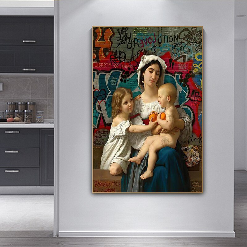 CORX Designs - Virgin Mary and Baby Angel Canvas Art - Review