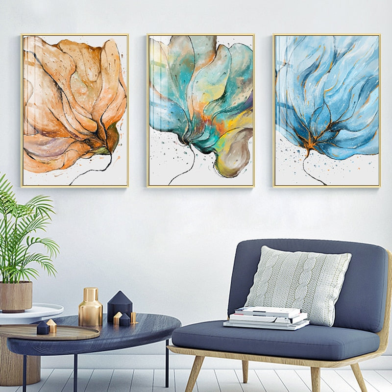 CORX Designs - Watercolor Flowers Canvas Art - Review