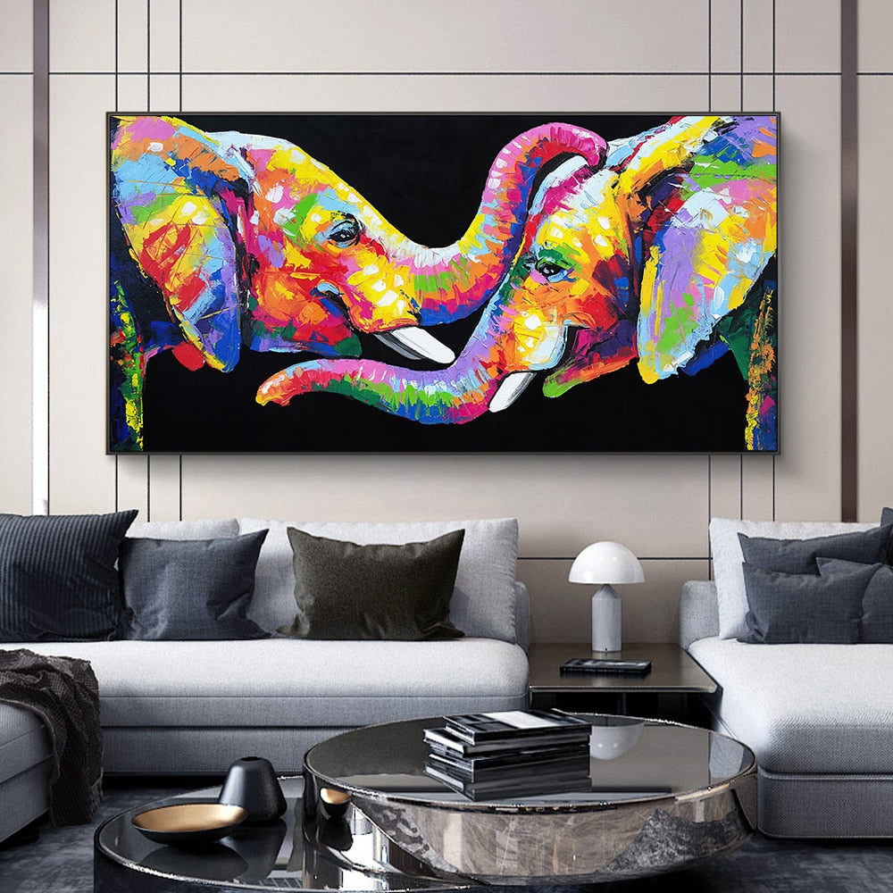 CORX Designs - Colorful Elephant Lover Canvas Art - Review