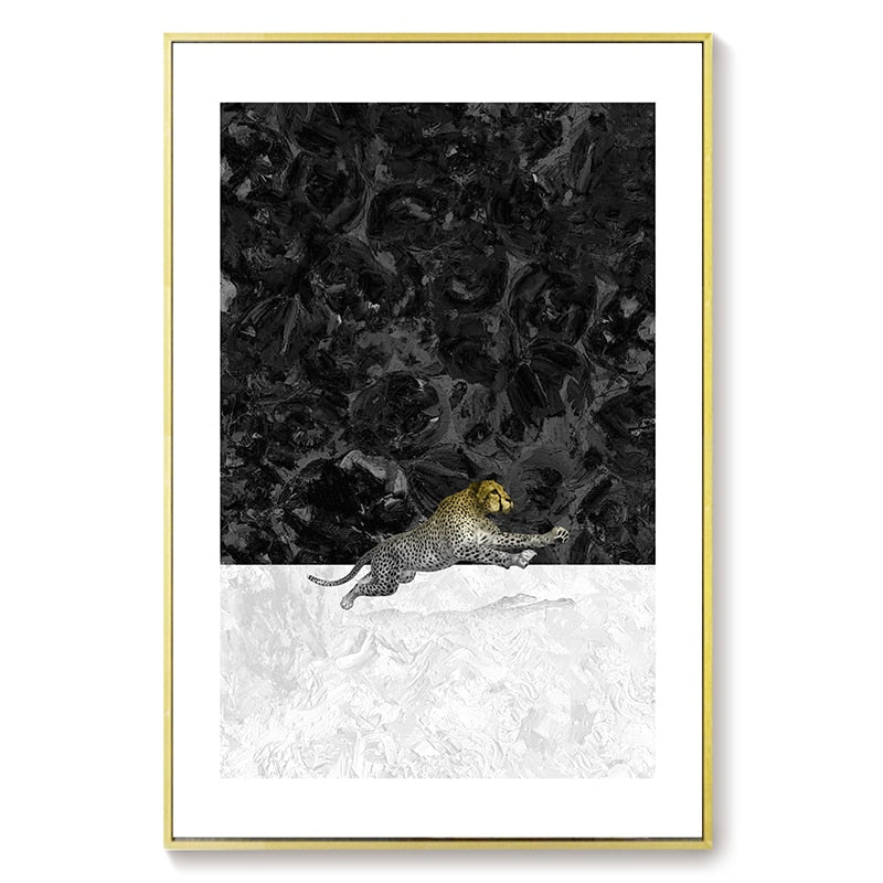 CORX Designs - Animal Black and White Background Canvas Art - Review