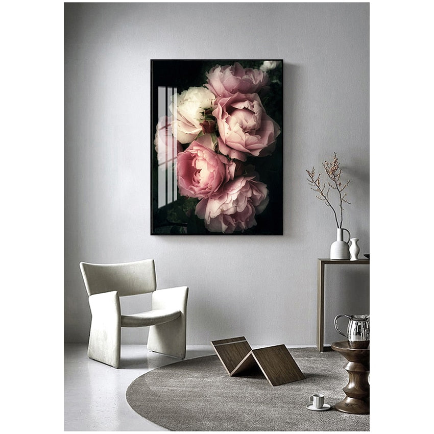 CORX Designs - Realistic Pink and White Flower Canvas Art - Review